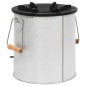 vidaXL Camping-Ofen Silbern 45x25x26 cm Stahl vidaXL Camping-Ofen Silbern 45x25x26 cm Stahl