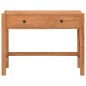 vidaXL Schreibtisch mit 2 Schubladen 100x40x75 cm Teakholz vidaXL Schreibtisch mit 2 Schubladen 100x40x75 cm Teakholz