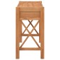 vidaXL Schreibtisch mit 2 Schubladen 100x40x75 cm Teakholz vidaXL Schreibtisch mit 2 Schubladen 100x40x75 cm Teakholz