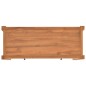 vidaXL Schreibtisch mit 2 Schubladen 100x40x75 cm Teakholz vidaXL Schreibtisch mit 2 Schubladen 100x40x75 cm Teakholz