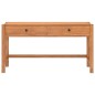 vidaXL Schreibtisch mit 2 Schubladen 140x40x75 cm Teakholz vidaXL Schreibtisch mit 2 Schubladen 140x40x75 cm Teakholz