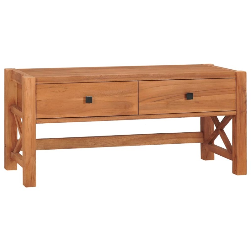 vidaXL TV-Schrank 100x40x45 cm Teakholz vidaXL TV-Schrank 100x40x45 cm Teakholz