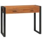 vidaXL Schreibtisch mit 2 Schubladen 100x40x75 cm Teakholz vidaXL Schreibtisch mit 2 Schubladen 100x40x75 cm Teakholz