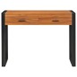 vidaXL Schreibtisch mit 2 Schubladen 100x40x75 cm Teakholz vidaXL Schreibtisch mit 2 Schubladen 100x40x75 cm Teakholz