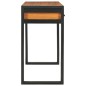 vidaXL Schreibtisch mit 2 Schubladen 100x40x75 cm Teakholz vidaXL Schreibtisch mit 2 Schubladen 100x40x75 cm Teakholz