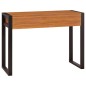 vidaXL Schreibtisch mit 2 Schubladen 100x40x75 cm Teakholz vidaXL Schreibtisch mit 2 Schubladen 100x40x75 cm Teakholz