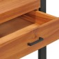 vidaXL Schreibtisch mit 2 Schubladen 100x40x75 cm Teakholz vidaXL Schreibtisch mit 2 Schubladen 100x40x75 cm Teakholz