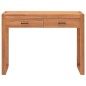 vidaXL Schreibtisch mit 2 Schubladen 100x40x75 cm Teakholz vidaXL Schreibtisch mit 2 Schubladen 100x40x75 cm Teakholz