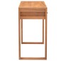 vidaXL Schreibtisch mit 2 Schubladen 100x40x75 cm Teakholz vidaXL Schreibtisch mit 2 Schubladen 100x40x75 cm Teakholz