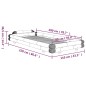 vidaXL Bambusbett 90x200 cm vidaXL Bambusbett 90x200 cm