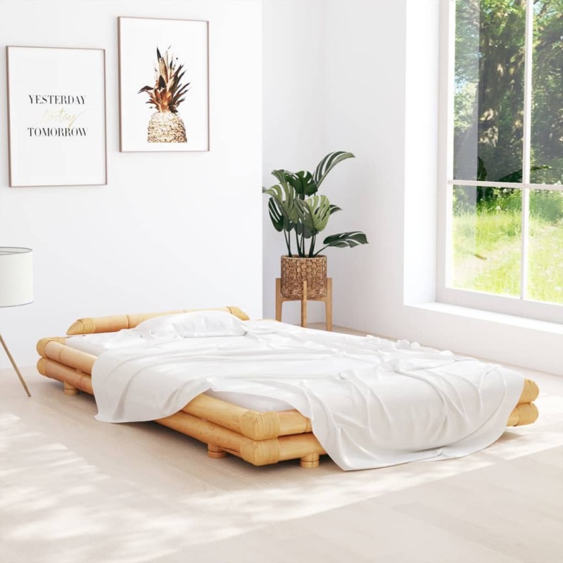 vidaXL Bambusbett 120x200 cm vidaXL Bambusbett 120x200 cm