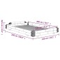 vidaXL Bambusbett 120x200 cm vidaXL Bambusbett 120x200 cm