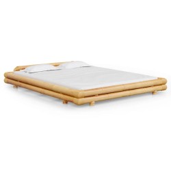 vidaXL Bambusbett 160x200 cm