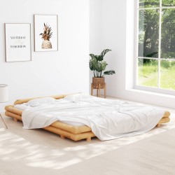 vidaXL Bambusbett 180x200 cm