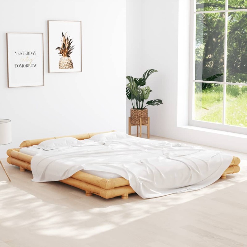vidaXL Bambusbett 180x200 cm vidaXL Bambusbett 180x200 cm