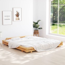 vidaXL Bambusbett 200x200 cm
