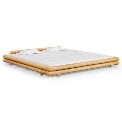 vidaXL Bambusbett 200x200 cm