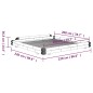 vidaXL Bambusbett 200x200 cm vidaXL Bambusbett 200x200 cm
