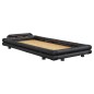 vidaXL Bambusbett Dunkelbraun 90x200 cm vidaXL Bambusbett Dunkelbraun 90x200 cm