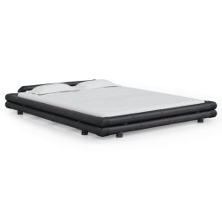 vidaXL Bambusbett Dunkelbraun 160x200 cm