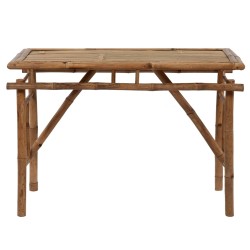 vidaXL Gartentisch Klappbar 115x50x75 cm Bambus