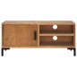 vidaXL TV-Schrank Braun 90x30x40 cm Massivholz Kiefer vidaXL TV-Schrank Braun 90x30x40 cm Massivholz Kiefer