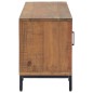 vidaXL TV-Schrank Braun 110x35x48 cm Massivholz Kiefer vidaXL TV-Schrank Braun 110x35x48 cm Massivholz Kiefer