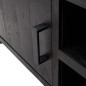 vidaXL TV-Schrank Schwarz 110x35x48 cm Massivholz Kiefer vidaXL TV-Schrank Schwarz 110x35x48 cm Massivholz Kiefer