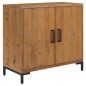 vidaXL Sideboard Braun 75x35x70 cm Massivholz Kiefer vidaXL Sideboard Braun 75x35x70 cm Massivholz Kiefer