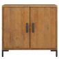 vidaXL Sideboard Braun 75x35x70 cm Massivholz Kiefer vidaXL Sideboard Braun 75x35x70 cm Massivholz Kiefer