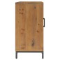 vidaXL Sideboard Braun 75x35x70 cm Massivholz Kiefer vidaXL Sideboard Braun 75x35x70 cm Massivholz Kiefer
