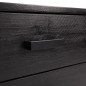 vidaXL Kommode Schwarz 75x35x70 cm Massivholz Kiefer vidaXL Kommode Schwarz 75x35x70 cm Massivholz Kiefer