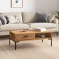 vidaXL Couchtisch 90x50x35 cm Massivholz Kiefer vidaXL Couchtisch 90x50x35 cm Massivholz Kiefer