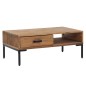 vidaXL Couchtisch 90x50x35 cm Massivholz Kiefer vidaXL Couchtisch 90x50x35 cm Massivholz Kiefer