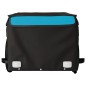 vidaXL Lastenanhänger für Fahrrad Schwarz und Blau 30 kg Eisen vidaXL Lastenanhänger für Fahrrad Schwarz und Blau 30 kg Eisen
