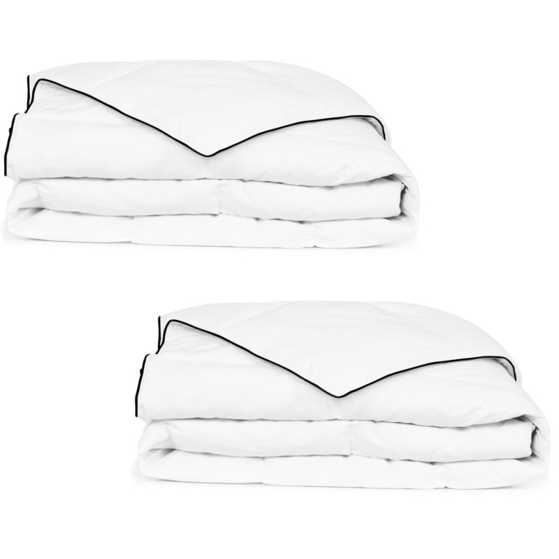 vidaXL Winter-Daunendecke 2 Stk. 135x200 cm vidaXL Winter-Daunendecke 2 Stk. 135x200 cm