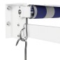 vidaXL Markise Einziehbar Blau und Weiß 3,5x2,5 m Stoff und Aluminium vidaXL Markise Einziehbar Blau und Weiß 3,5x2,5 m Stoff und Aluminium
