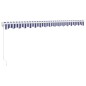 vidaXL Markise Einziehbar Blau und Weiß 4x3 m Stoff und Aluminium vidaXL Markise Einziehbar Blau und Weiß 4x3 m Stoff und Aluminium