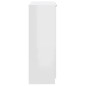 vidaXL Schuhschrank Hochglanz-Weiß 59x35x100 cm Holzwerkstoff vidaXL Schuhschrank Hochglanz-Weiß 59x35x100 cm Holzwerkstoff