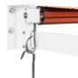 vidaXL Markise Einziehbar Orange und Braun 3x2,5 m Stoff und Aluminium vidaXL Markise Einziehbar Orange und Braun 3x2,5 m Stoff und Aluminium