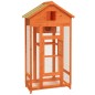vidaXL Voliere Braun 91,5x53x170 cm Massivholz Kiefer vidaXL Voliere Braun 91,5x53x170 cm Massivholz Kiefer