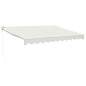 vidaXL Markise Einziehbar Creme 3,5x2,5 m Stoff und Aluminium vidaXL Markise Einziehbar Creme 3,5x2,5 m Stoff und Aluminium