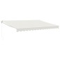 vidaXL Markise Einziehbar Creme 4x3 m Stoff und Aluminium vidaXL Markise Einziehbar Creme 4x3 m Stoff und Aluminium
