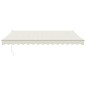 vidaXL Markise Einziehbar Creme 4x3 m Stoff und Aluminium vidaXL Markise Einziehbar Creme 4x3 m Stoff und Aluminium