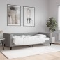vidaXL Tagesbett mit Matratze Hellgrau 100x200 cm Stoff vidaXL Tagesbett mit Matratze Hellgrau 100x200 cm Stoff