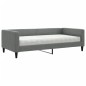 vidaXL Tagesbett mit Matratze Dunkelgrau 100x200 cm Stoff vidaXL Tagesbett mit Matratze Dunkelgrau 100x200 cm Stoff