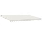 vidaXL Markise Einziehbar Creme 5x3 m Stoff und Aluminium vidaXL Markise Einziehbar Creme 5x3 m Stoff und Aluminium