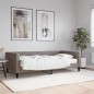 vidaXL Tagesbett mit Matratze Taupe 100x200 cm Stoff vidaXL Tagesbett mit Matratze Taupe 100x200 cm Stoff