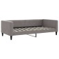 vidaXL Tagesbett mit Matratze Taupe 100x200 cm Stoff vidaXL Tagesbett mit Matratze Taupe 100x200 cm Stoff