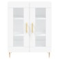 Highboard Weiß 69,5x34x180 cm Holzwerkstoff Highboard Weiß 69,5x34x180 cm Holzwerkstoff